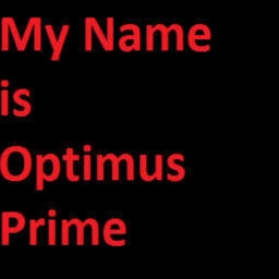 Cover of track My Name Is Optimus Mk.1 by Jake Harrison
