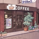 Cover of album coffee shop  by crxvrz