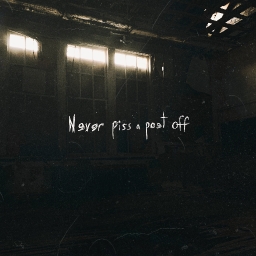 Cover of track NEVER PISS A POET OFF by po9t